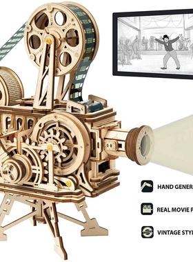 Robotime New DIY Model Building Kits Mechanical 3D Wooden Pu