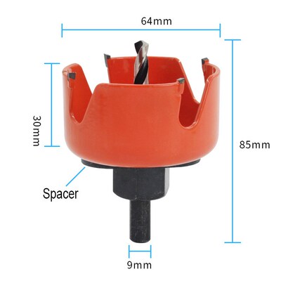 Woodworking Alloy Hole Opener 5pcs Gypsum Board PVC Wood Rea