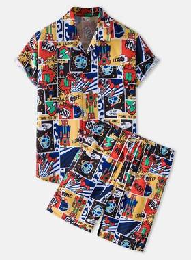 .Hawaiian series beach style features four seasons Cuban col