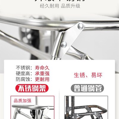 极速Shopping cart climbing stairs grocery cart folding troll