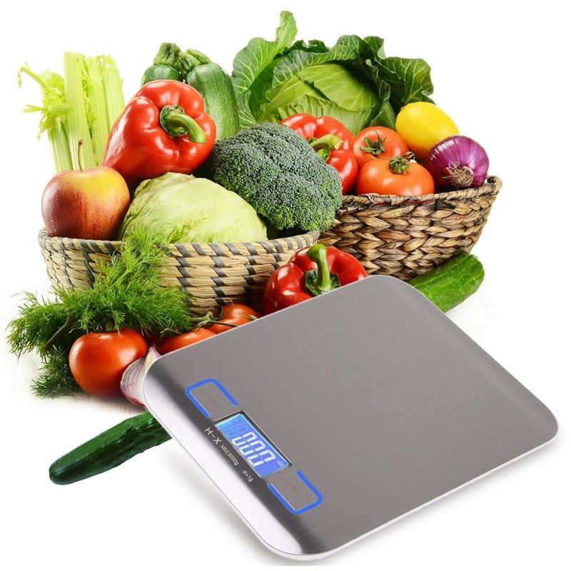 11 LB / 5000g Kitchen Scale Electronic Digital Food Scale St