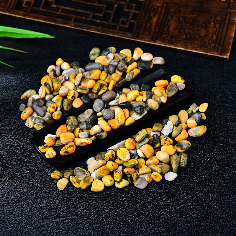 新品天然大黄蜂碎石小颗粒摆件鱼缸花盆造景园艺装饰小石头