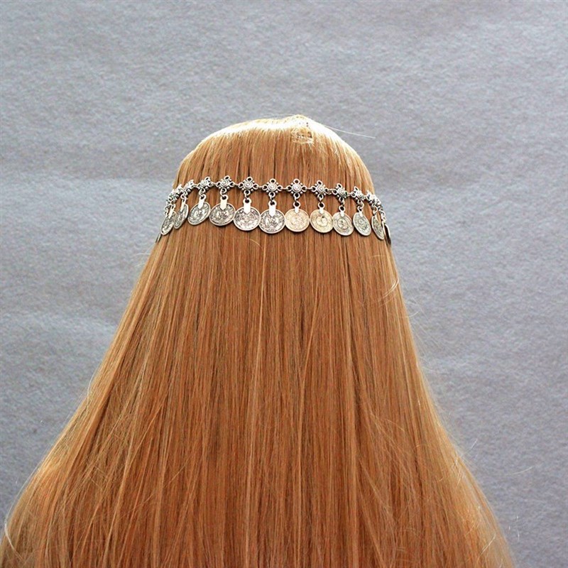 sy Style Coins Tassel Head Chain Headpieces Headband Jewelry