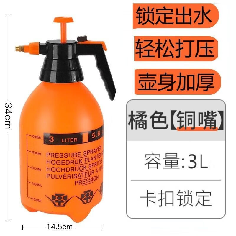 115园艺工具手动气压式浇花喷壶洒水壶浇水壶园艺喷雾器小喷水壶2