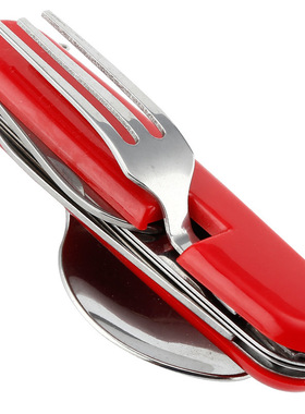 New Multifunctional Outdoor Tableware Stainless Steel Foldab