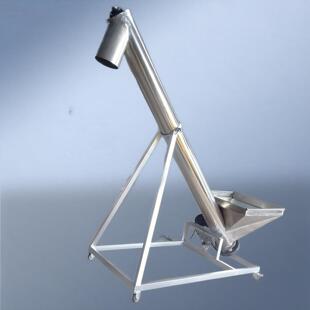 螺杆上料机水泥沙子粉末输送机不锈钢绞龙提升机管式螺旋给料机