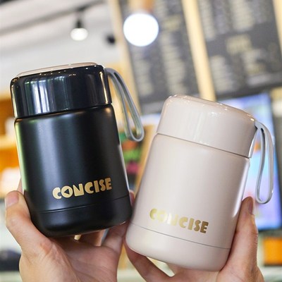 焖烧杯女迷你学生装粥汤小容量饭盒可携式不锈钢闷烧壶宽口保温杯