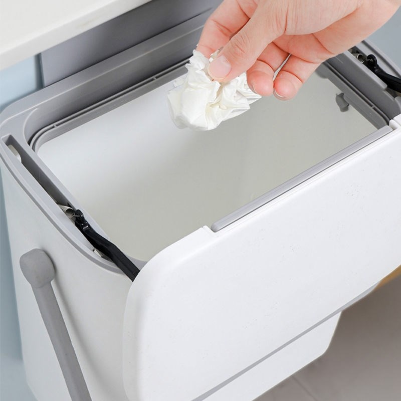 厕所壁挂式垃圾桶家用化妆室夹缝垃圾筒厨房大号垃圾桶浴室卫生纸