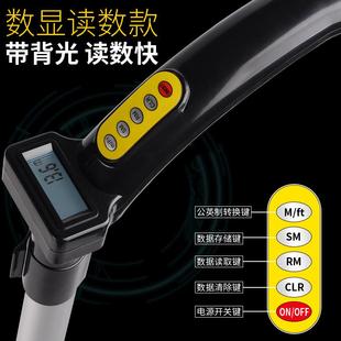 米数测距轮滚尺测量仪器手推 测距仪电子数显滚轮式 拍前议价 轮式