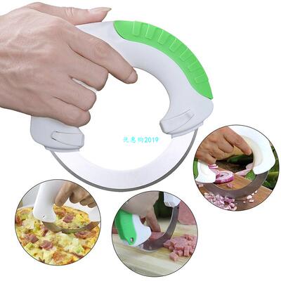 Kitchen Circular Vegetable Chopper Annular Cutter Rolling Ve