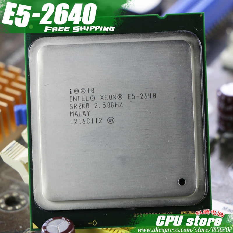 Intel Xeon Processor E5-2640 Six Core 15M Cache/2.5/GHz/8.00