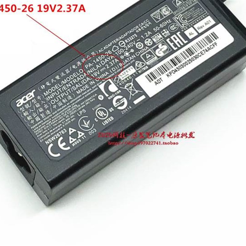 原装宏基蜂鸟Swift 3 N20H2 SF314-51笔记型电脑电源配接器充电线