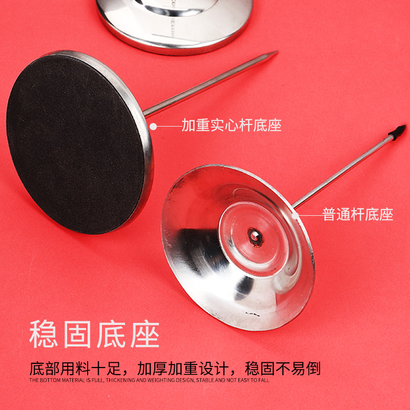 不锈钢插单器插票钉座菜单插单针传票叉厨房夹单器餐厅纸单子钉架