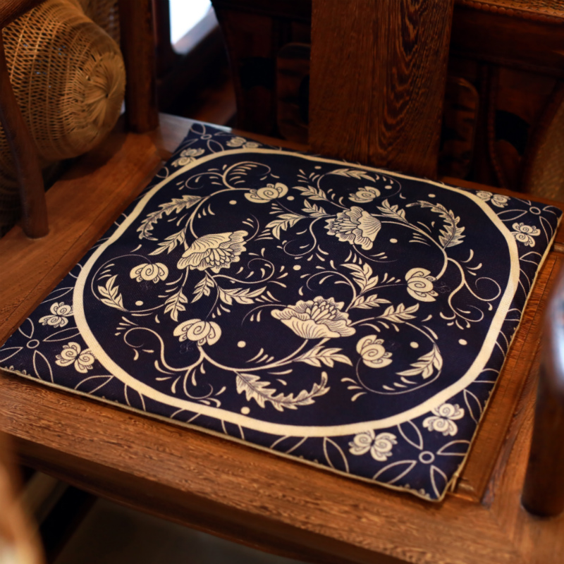 艾绒坐垫电加热艾叶艾草坐垫沙发汽车载坐垫办公室椅垫中式养生垫