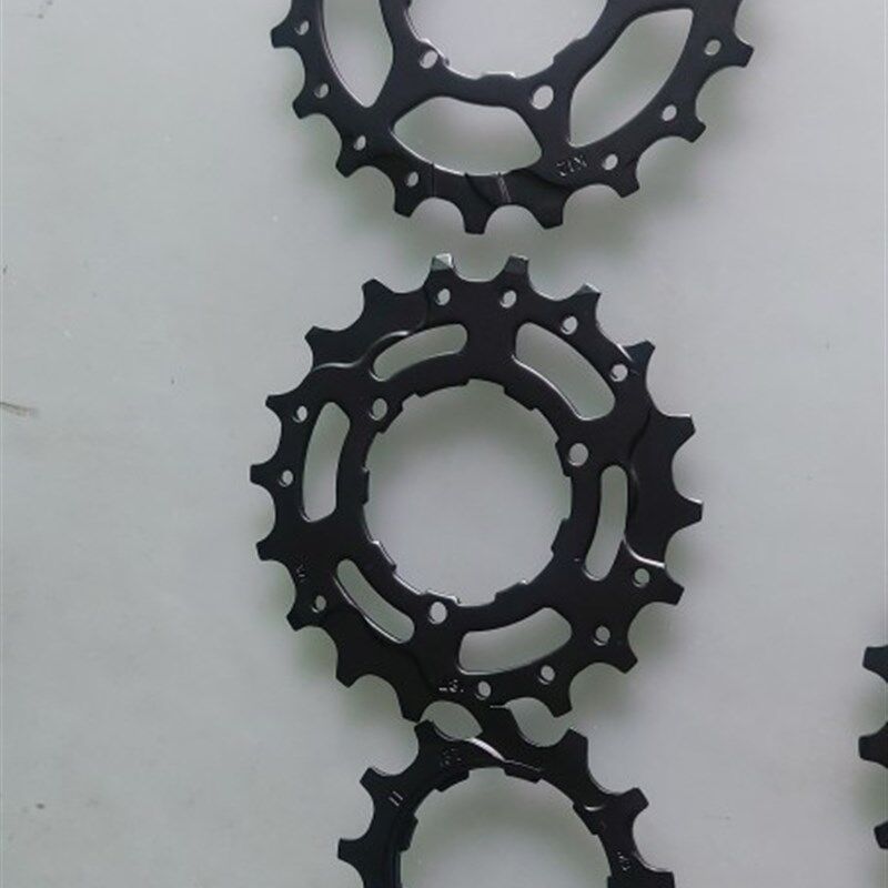 小布折叠自行车飞轮片 电镀钛黑2速-7速11-30T,  卡簧12T起。