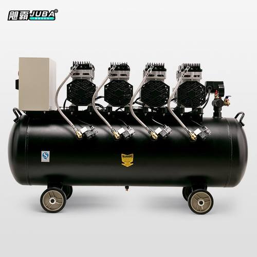 飓霸3KW高压充气泵低音无油空压机喷漆木工空气压缩机打气泵