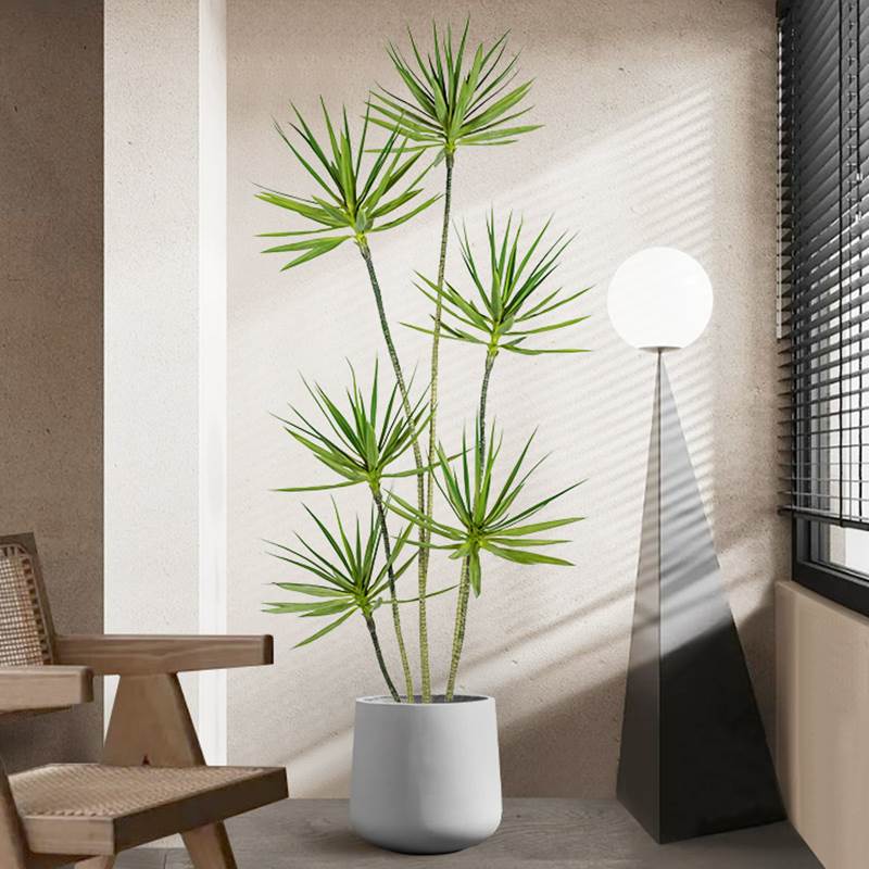 仿真绿植龙血树轻奢客厅仿真花装饰大型室内假植物盆栽落地摆件