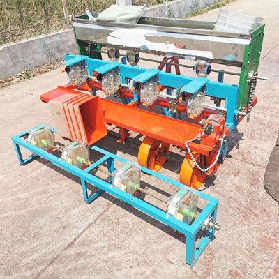 小四轮带6行免耕花生播种机新疆油砂豆播种机可更换玉米播种系统