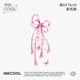 INKCOOL 粉蝶结纹身贴多巴胺少女彩绘防水持久彩色纹身贴IC082