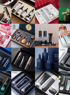 样板间梳妆台软装化妆护肤组合套装摆件衣帽间浴室装饰品摄影道具