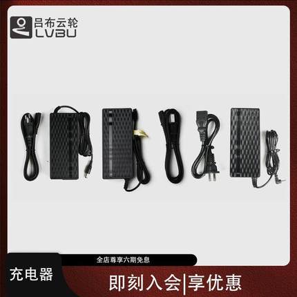 云轮电池充电器自行车电动助力器110V-220V锂电池快充专用款