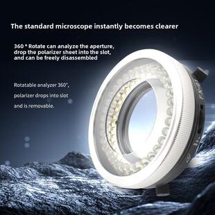 显微镜偏振光源环形光高端偏振光源手机维修Led光可调亮度光源