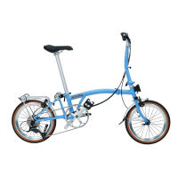 CRANSTON R9 Three-fold Adult ultra-light Portable urban retro parent-child small Bu Guo Bu folding bicycle thumbnail 7