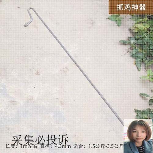 好货不锈钢抓鸡神器养殖场工具鸡舍捕鸡神器家禽抓鸡勾子捉鹅鸭钩