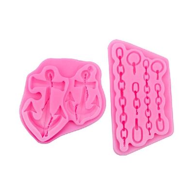 好货Anchor/Chain Silicone Molds Baking Decoration Gadgets DI