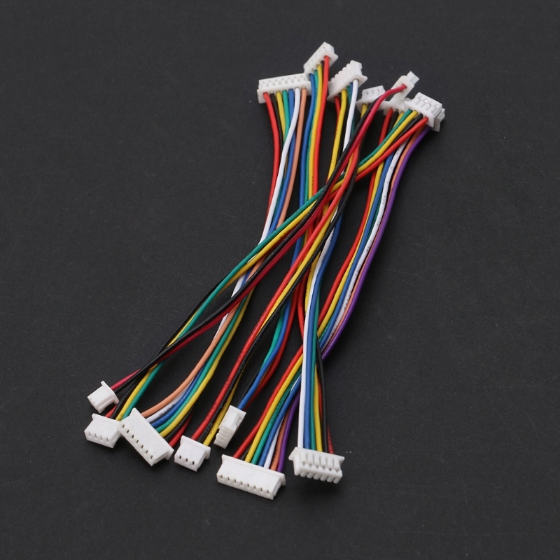 10pcs JST 1.25mm 2P/3P/4P/5P/6P/7P/8P/9P/10Pin Double End C