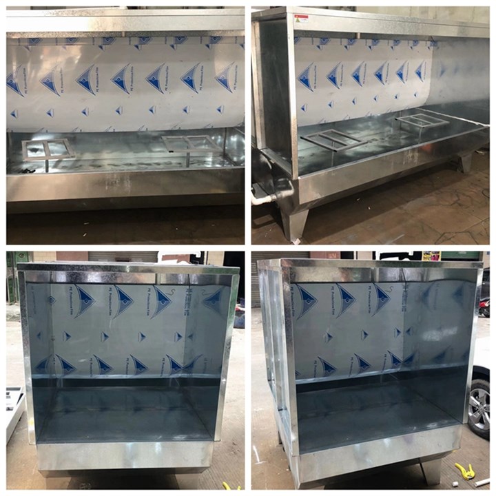 爆厂促小型水帘柜环保漆雾净化设备工业喷漆台打磨吸尘柜烤漆房品