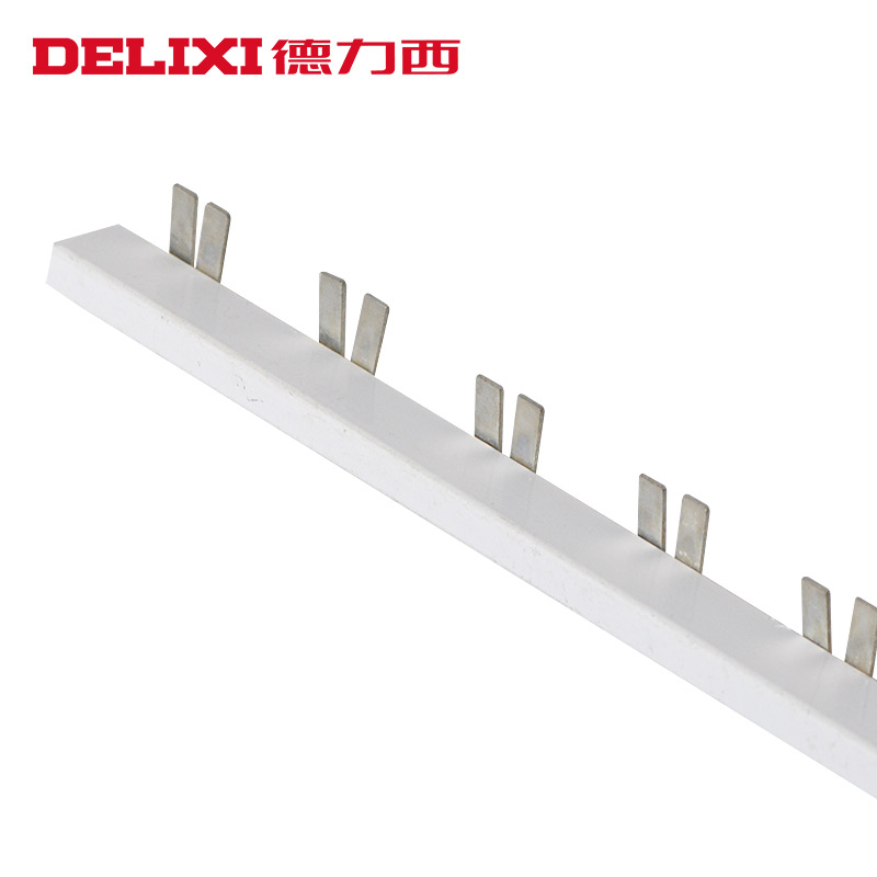 德力西断路器汇流排 2P63A接线排空开连接铜排1米紫铜电气汇流排