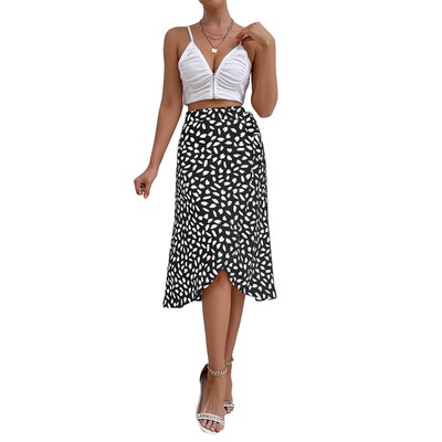 好货Summer Long Maxi Skirt Women Fashion 2022 Simple White B