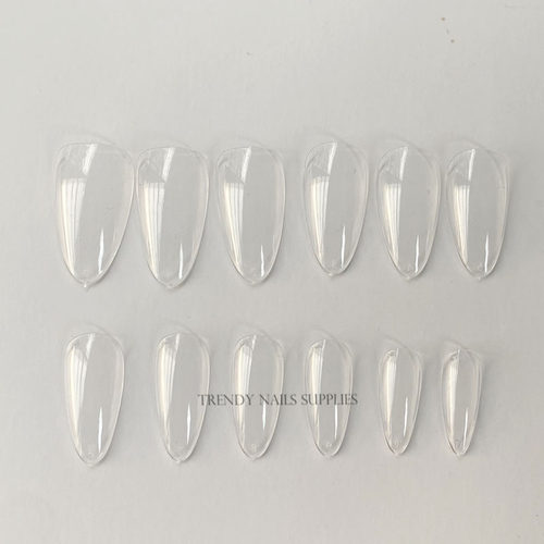 Gel Nail Extensions Soft Gel Press On Nail Tips Short Stilet