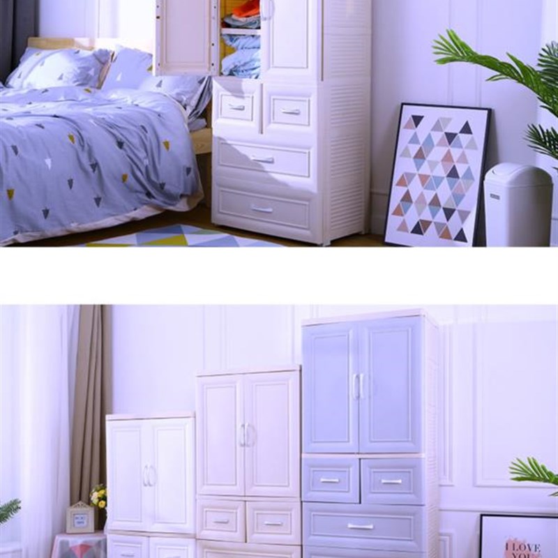 推拉缝隙床头柜多功能置物柜更衣柜侧边尺寸杂物架存包柜梳妆台