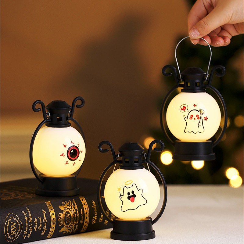 Halloween Decoration Pumpkin Lamp Electronic Candle Wind Lam