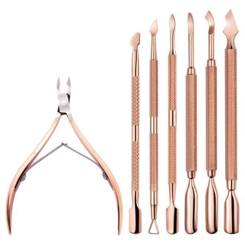 Push Remover Stainless Steel Nail Cuticle Pusher