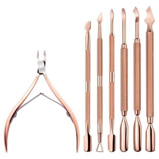 Push Remover Stainless Steel Nail Cuticle Pusher