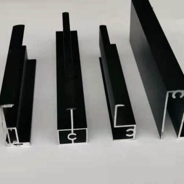 17-18板边框衣柜推拉门铝合金边框衣橱移门铝材铝型材免漆板铝框y