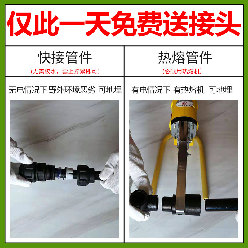 pe水管自来水管pe穿线管路灯电力保护管地埋电缆保护25/32/40/50