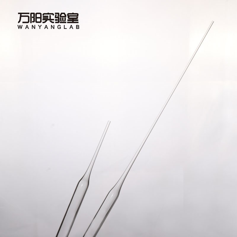 玻璃巴氏滴管巴斯德吸管150mm230mm加长红胶头滴管橡胶矽胶帽吸