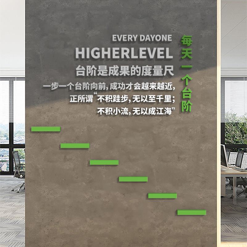 简约现代风格3D立体企业文化墙贴 办公室形象墙装饰字 PVC材质背