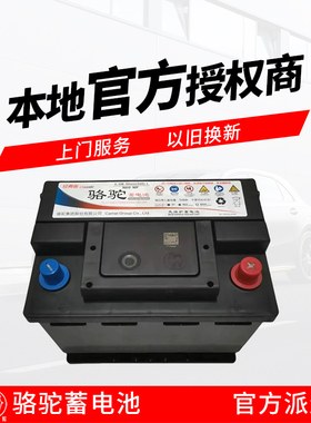 骆驼N60汽车电瓶12v60ah适配速腾朗逸polo帝豪名爵奇瑞瑞虎蓄电池