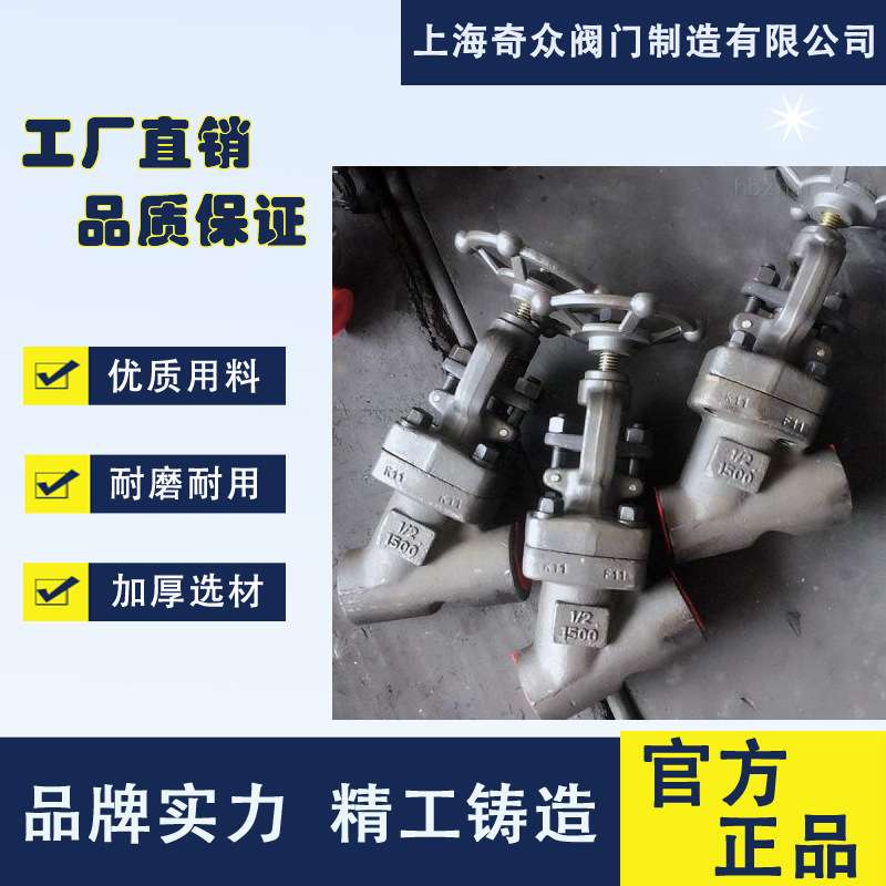 Y型锻钢截止阀(J65Y)