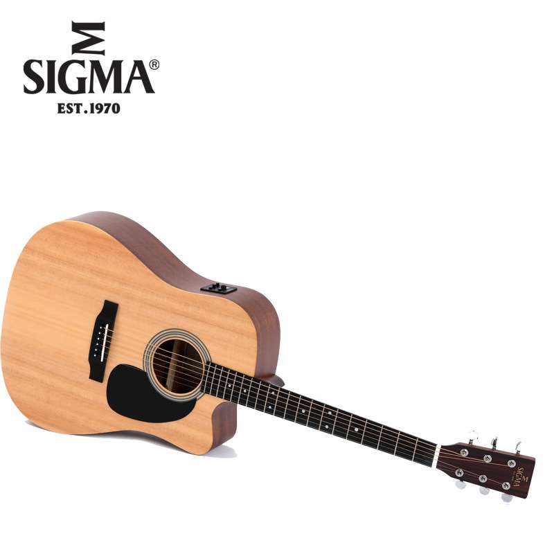 西格玛（SIGMA）DMC-STE民谣吉他面单缺角FISHMAN拾音器电箱指弹