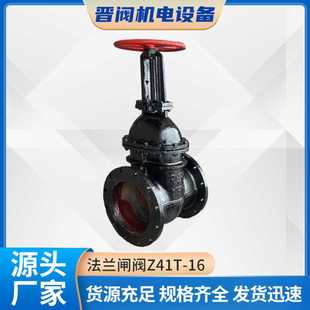 法兰闸阀铸铁明杆闸阀闸板阀Z41T