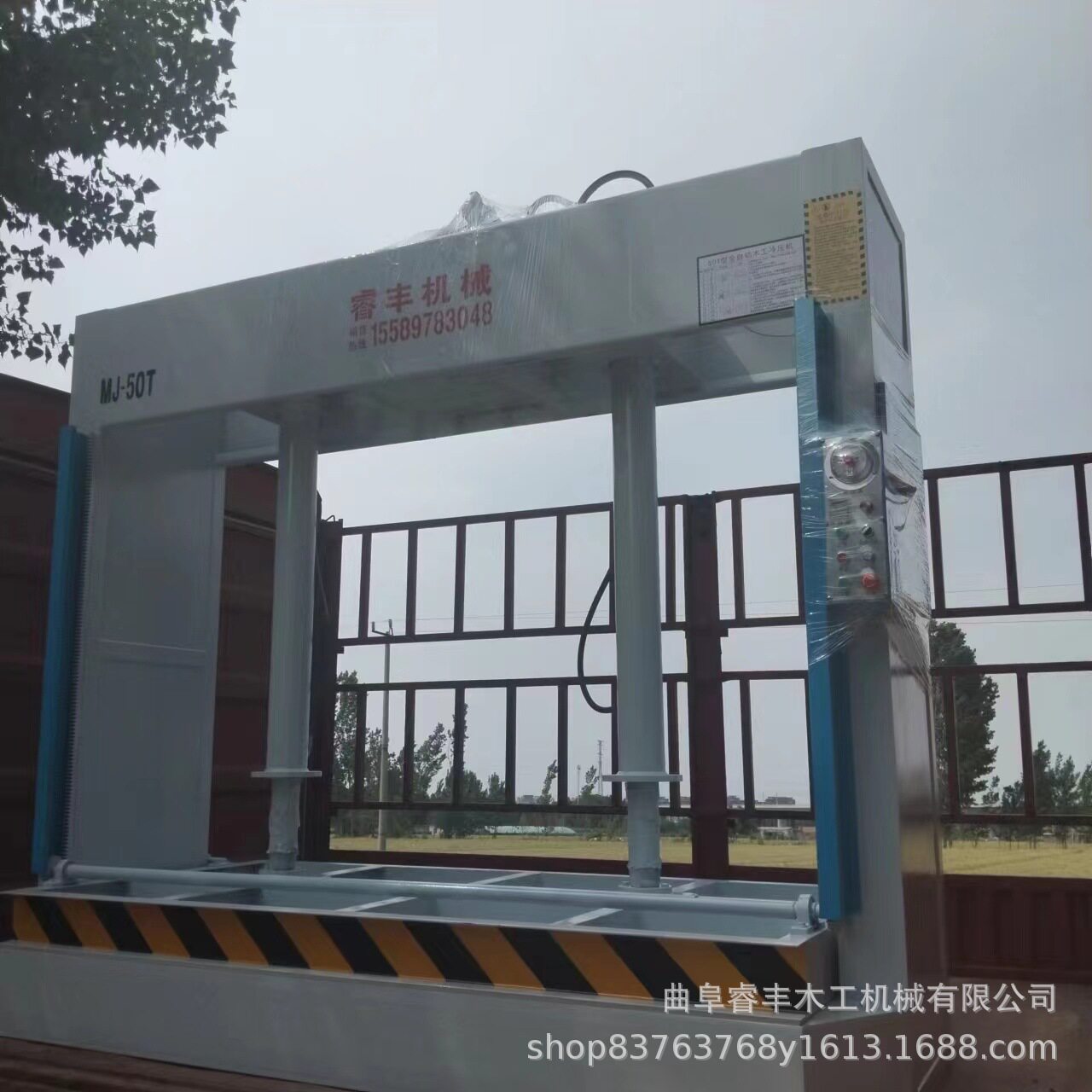 睿丰3米双缸木工冷压定型压机