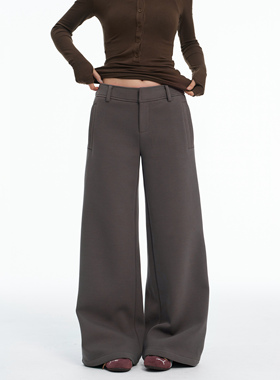 LINY LIBERTY 24SS 冬季复古低腰宽松显瘦直筒休闲拖地长裤女