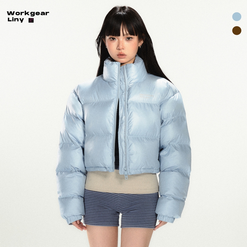 LINY短款防风防水加厚棉服外套