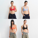 设计感纯色带胸垫挂脖吊带背心女针织弹力上衣 25SS LINY LIBERTY